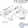 Ideal Standard Silver 3 Hole 150 Spout Basin Mixer Tap Spare Parts